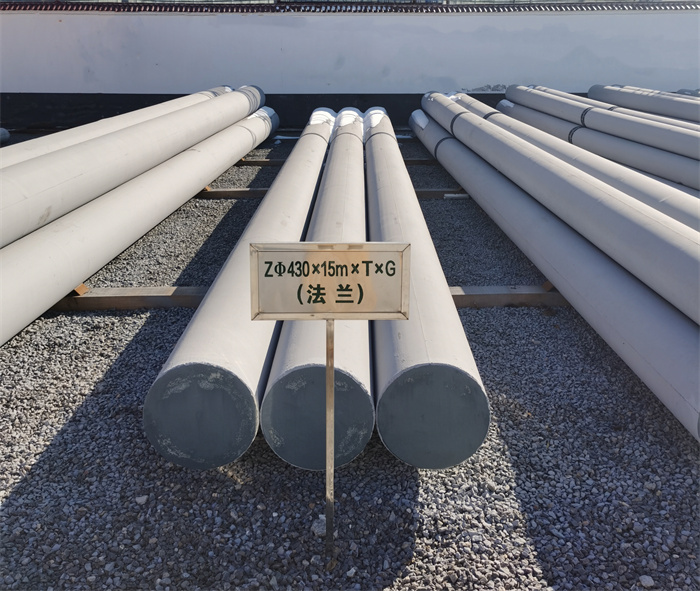 盐城430×15米×T×G砼电力电杆